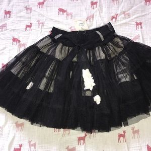 Gorgeous Eliane et Lena black and cream skirt